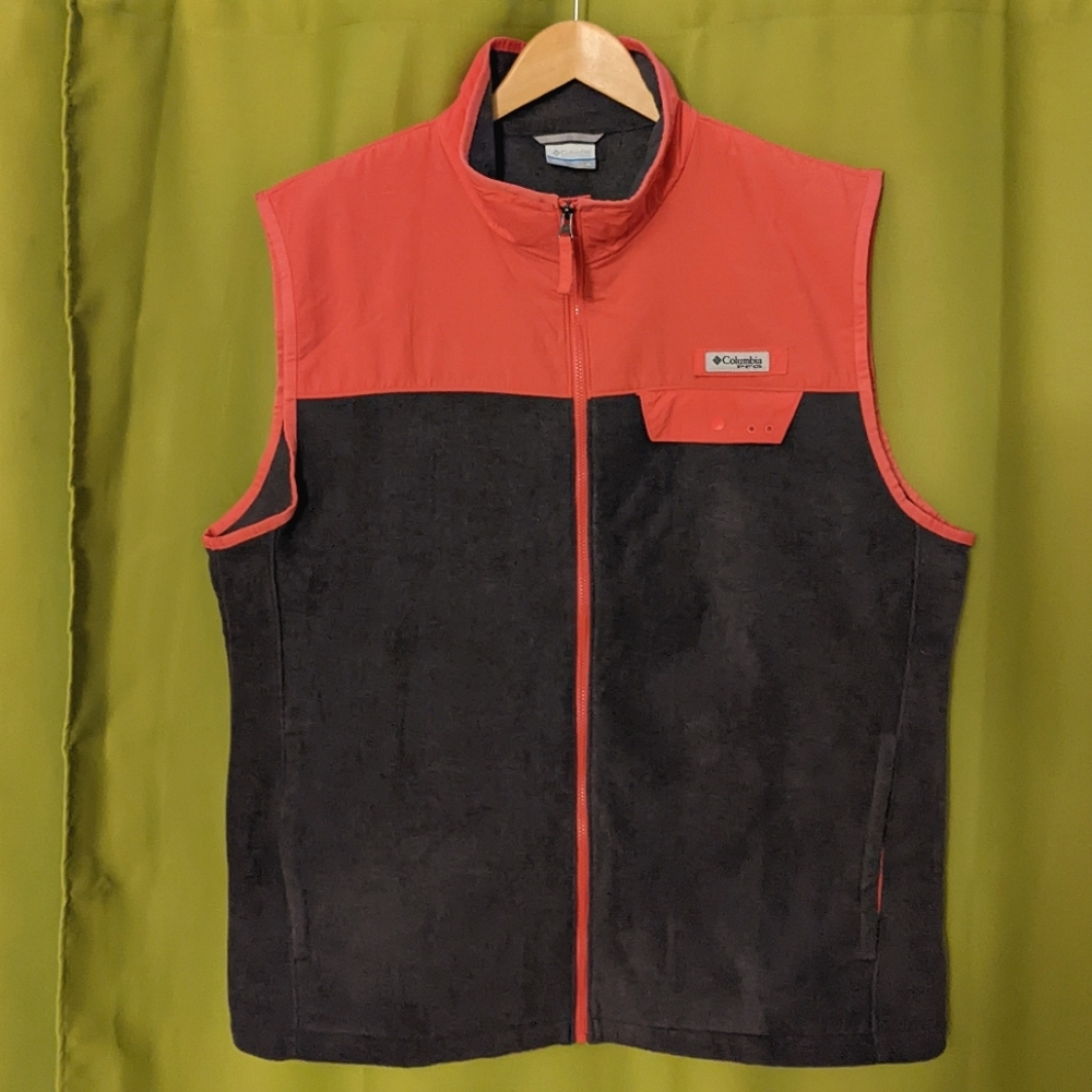 Columbia PFG Fleece Mixed Vest Jacket